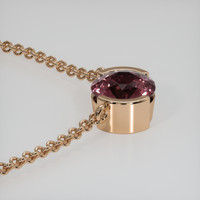 2.86 Ct. Gemstone Necklace, 14K Rose Gold 3