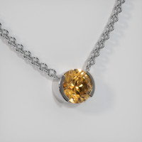 4.16 Ct. Gemstone Necklace, 14K White Gold 2