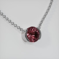 2.86 Ct. Gemstone Necklace, 18K White Gold 2