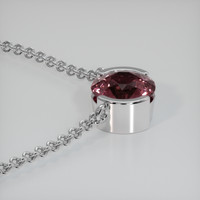 2.86 Ct. Gemstone Necklace, 18K White Gold 3