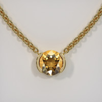 4.16 Ct. Gemstone Necklace, 14K Yellow Gold 1