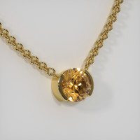 4.16 Ct. Gemstone Necklace, 14K Yellow Gold 2