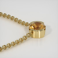 4.16 Ct. Gemstone Necklace, 14K Yellow Gold 3