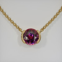 2.86 Ct. Gemstone Necklace, 18K Yellow Gold 1