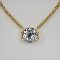 5.38 Ct. Gemstone Necklace, 18K Yellow Gold 1