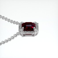 2.03 Ct. Ruby Necklace, Platinum 950 3