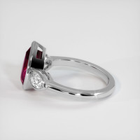 2.58 Ct. Ruby Ring, Platinum 950 4