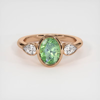 1.35 Ct. Gemstone Ring, 18K Rose Gold 1