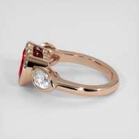 3.35 Ct. Red Spinel Ring, 18K Rose Gold 4