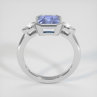 2.06 Ct. Blue Sapphire Ring, 10K White Gold 3