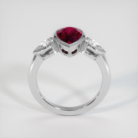 2.58 Ct. Ruby Ring, 10K White Gold 3