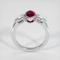 1.24 Ct. Ruby Ring, 14K White Gold 3