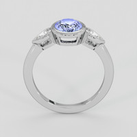 1.89 Ct. Blue Sapphire Ring, 18K White Gold 3