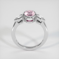1.75 Ct. Pink Sapphire Ring, 18K White Gold 3