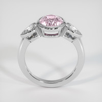1.58 Ct. Pink Sapphire Ring, 18K White Gold 3
