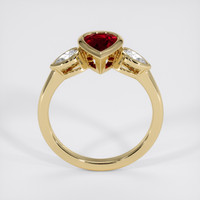 1.01 Ct. Ruby Ring, 14K Yellow Gold 3