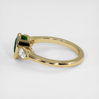 2.00 Ct. Bluish Green Sapphire Ring, 14K Yellow Gold 4