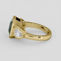 4.51 Ct. Bi Color Sapphire Ring, 14K Yellow Gold 4