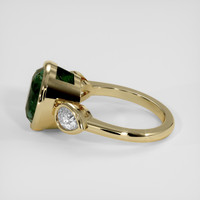 7.02 Ct. Bluish Green Sapphire Ring, 14K Yellow Gold 4