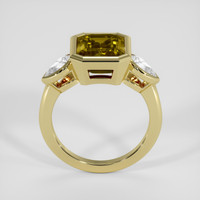 4.05 Ct. Brown Tourmaline Ring, 18K Yellow Gold 3