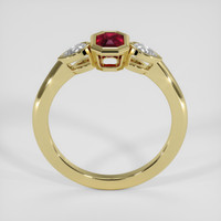 0.70 Ct. Ruby Ring, 18K Yellow Gold 3