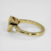 2.60 Ct. Bi Color Sapphire Ring, 18K Yellow Gold 4