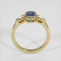 1.12 Ct. Blue Sapphire Ring, 18K Yellow Gold 3