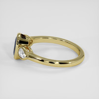 1.12 Ct. Blue Sapphire Ring, 18K Yellow Gold 4