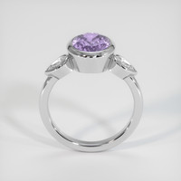 3.05 Ct. Purple Sapphire Ring, Platinum 950 3