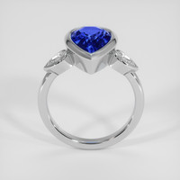 3.55 Ct. Blue Sapphire Ring, Platinum 950 3