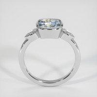 2.76 Ct. Bi Color Sapphire Ring, 10K White Gold 3