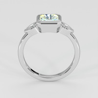 1.43 Ct. Bi Color Sapphire Ring, 18K White Gold 3