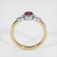 0.78 Ct. Bi Color Sapphire Ring, 14K White & Yellow 3