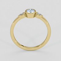 1.11 Ct. Blue Sapphire Ring, 10K Yellow Gold 3