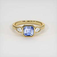 1.35 Ct. Blue Sapphire Ring, 10K Yellow Gold 1