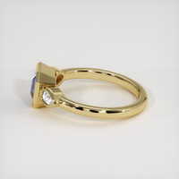1.35 Ct. Blue Sapphire Ring, 10K Yellow Gold 4