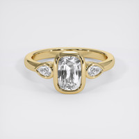 1.71 Ct. White Sapphire Ring, 14K Yellow Gold 1