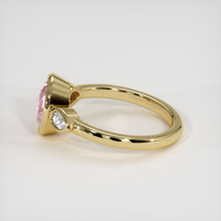 1.58 Ct. Pink Sapphire Ring, 14K Yellow Gold 4