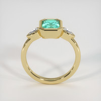 1.38 Ct. Emerald Ring, 18K Yellow Gold 3