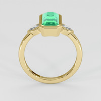 2.69 Ct. Emerald Ring, 18K Yellow Gold 3
