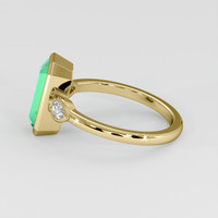 2.69 Ct. Emerald Ring, 18K Yellow Gold 4