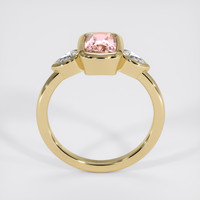 1.66 Ct. Padparadscha Sapphire Ring, 18K Yellow Gold 3