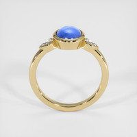 2.91 Ct. Blue Sapphire Ring, 18K Yellow Gold 3