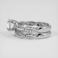 2.05 Ct. White Sapphire Ring, Platinum 950 4