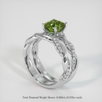 2.53 Ct. Sapphire Ring, Platinum 950 2