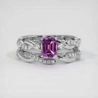 0.88 Ct. Sapphire Ring, Platinum 950 1