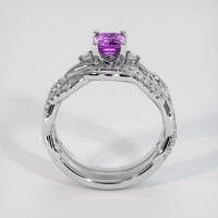 0.88 Ct. Sapphire Ring, Platinum 950 3