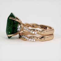 7.02 Ct. Green Sapphire Ring, 14K Rose Gold 4
