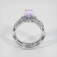 1.62 Ct. Purple Sapphire Ring, 10K White Gold 3