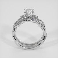 2.05 Ct. White Sapphire Ring, 14K White Gold 3